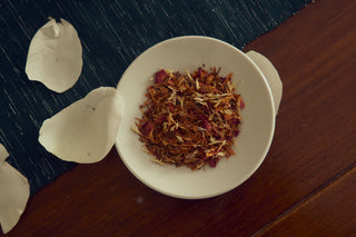 Ahoɔden Heritage Tii - A Cacao Husk and Rose infusion blend. Perfect for your low energy afternoon.